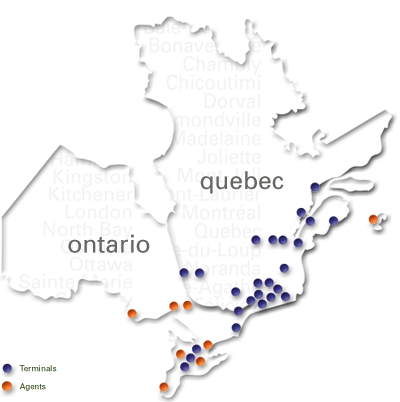 Map Of Ontario And Quebec. throughout Ontario and Quebec